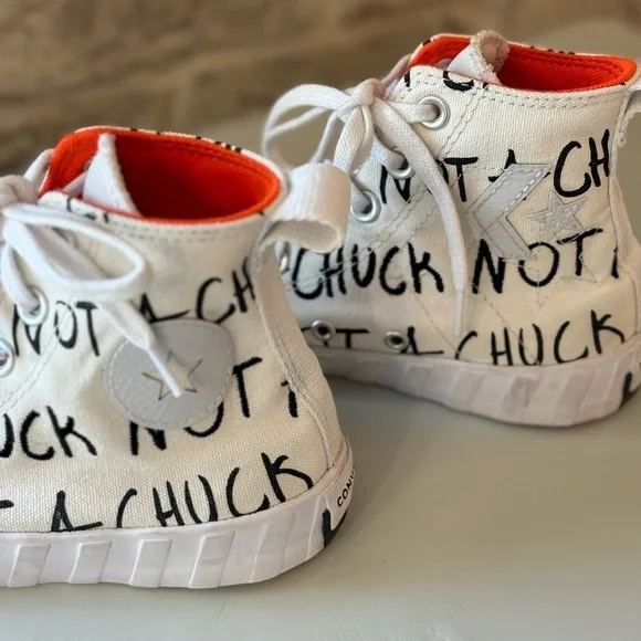Not A Chuck Converse High Top Sneakers. Women’s Sz-6 Men’s Sz 4 GUC - Picture 5 of 7
